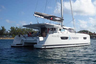 Zen - croisière catamaran Sainte Lucie